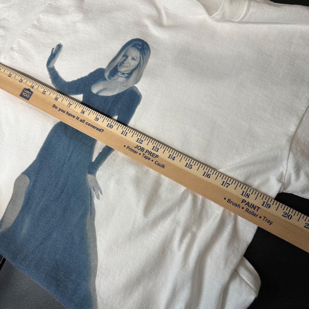 Vintage Barbra Streisand 1994 The Concert Tour T-Shirt White Large Single Stitch - Picture 10 of 12